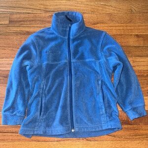 Columbia Kids Blue Full-Zip Fleece Jacket Size 6/7